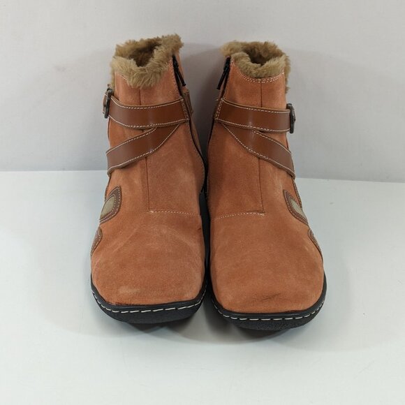 Josef Siebel Faux  Fur Lined Leather Boots Size 8 - Picture 7 of 12